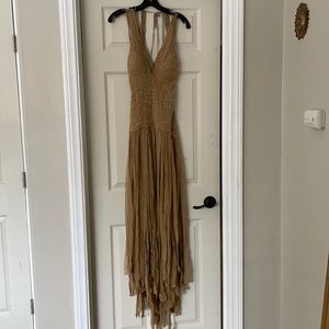 Vintage Maxazria Collection Silk embellished carwash dress